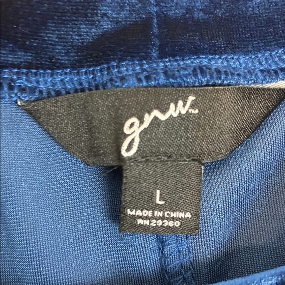 GNW Midnight Blue Velvet Mini Dress - Picture 5 of 6